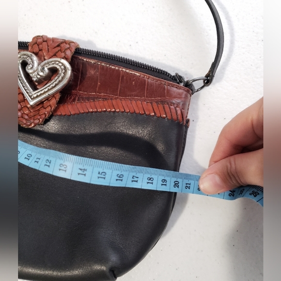 Brighton leather shoulder/ crossbody bag - Picture 11 of 12
